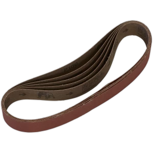 Image of Sealey 30mm x 540mm Sanding Belt 30mm x 540mm 100g Pack of 5