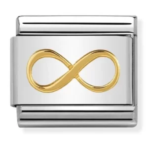 Image of Nomination CLASSIC Gold Symbols Infinity Charm 030162/41