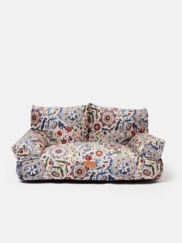 Image of Rosewood Joules Festival Floral Sofa Dog Bed