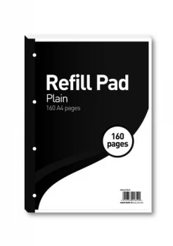 Image of Hamelin Plain Refill Pad A4 80 Sheet Pack of 5 400127674
