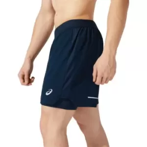 Image of Asics Mens 7Inch Road 2-In-1 Running Short - Blue