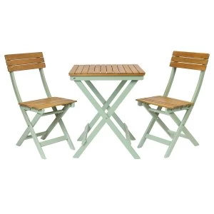Image of Charles Bentley Kingston Bistro Set - Green