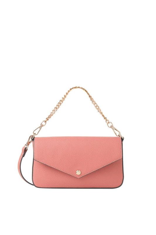 Image of FIORELLI Womens Lacey Chain Crossbody Bag in Pink Pink Female One Size