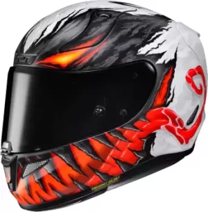 Image of HJC RPHA 11 Anti Venom Marvel Helmet, black-white-red, Size S, black-white-red, Size S