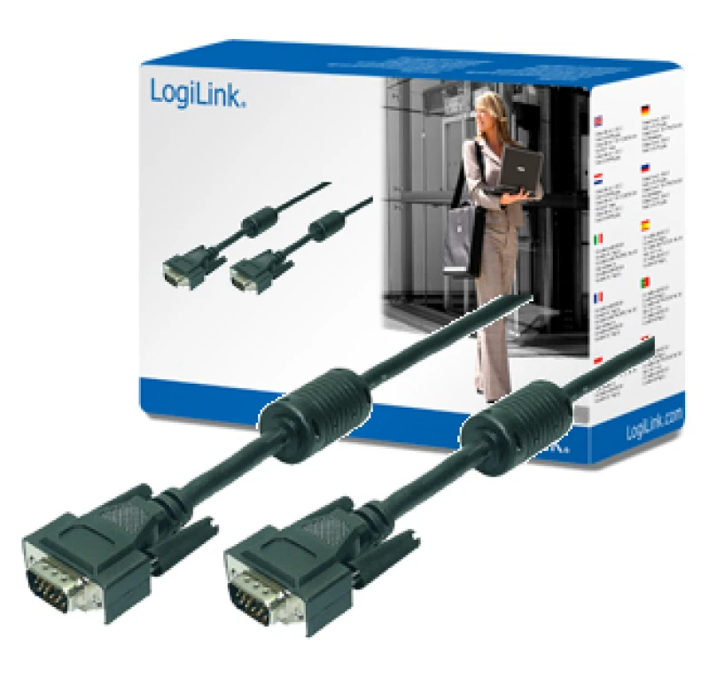 Image of LogiLink CV0017 VGA cable 15 m VGA (D-Sub) Black