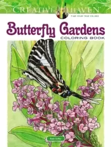 Image of Creative Haven Butterfly Gardens Coloring Book