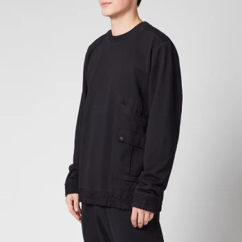 Image of Hugo Boss Chest Pocket Sweatshirt Navy Size M Men