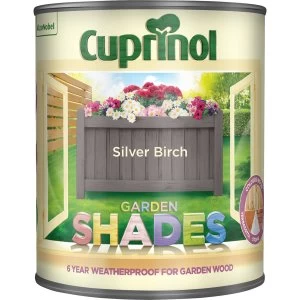 Image of Cuprinol Garden Shades Silver Birch Wood Paint 1L