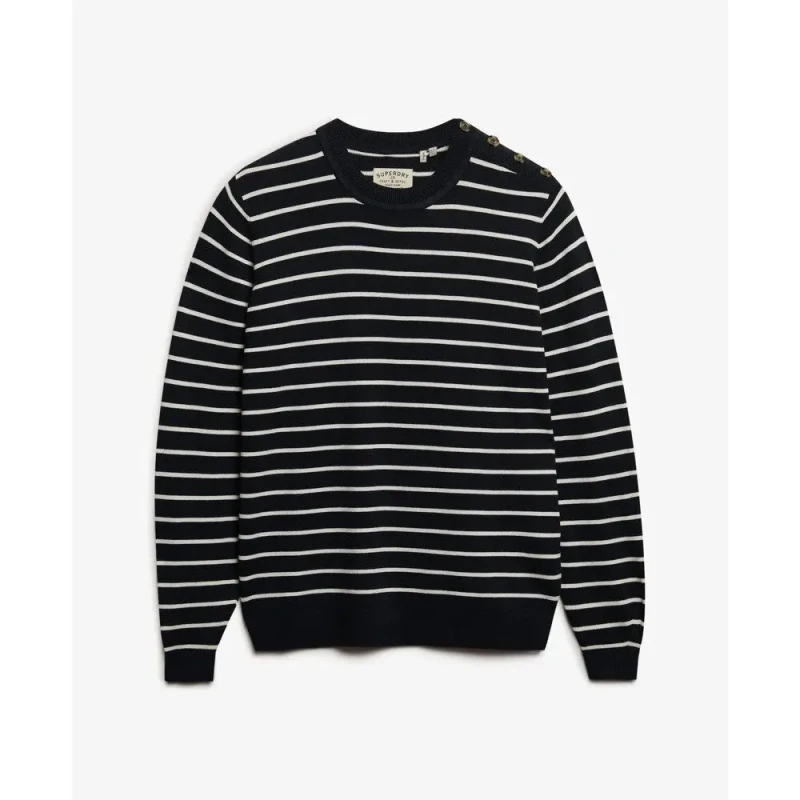 Image of Superdry Sweatshirt woman Superdry Essential Jumper Bleu Female XS