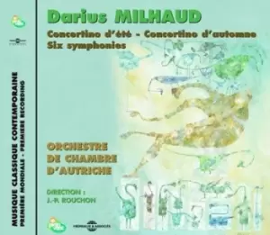 Image of Darius Milhaud Concertino Dete/Concertino Dautomne/ by Darius Milhaud CD Album