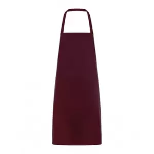 Image of SOLS Unisex Gramercy Bib Apron (One Size) (Burgundy)