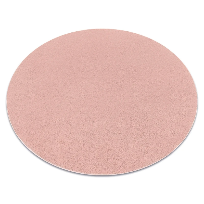 Image of RugsX Lindo Rug in Pink Size: 150cm diameter Pink Unisex 150cm diameter