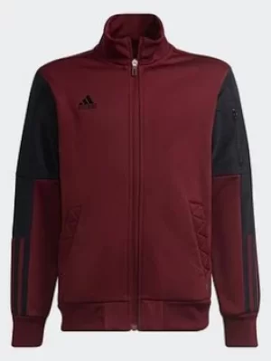 Image of adidas Tiro Track Top, Red, Size 5-6 Years