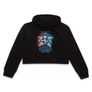 Image of Marvel Dr Strange Juego Terminado Womens Cropped Hoodie - Black - M