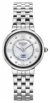 Image of Roamer 859845 41 29 50 Womens Capri Diamond Set MOP Watch
