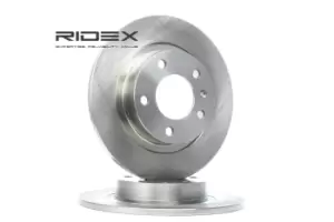 Image of RIDEX Brake disc 82B0889 Brake rotor,Brake discs OPEL,FIAT,ABARTH,Corsa D Schragheck (S07),Corsa E Schragheck (X15),Adam (M13),GRANDE PUNTO (199)
