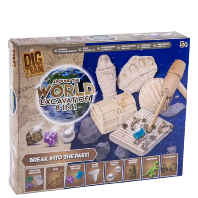 Image of Grafix 8 In 1 World Excavation Dig Kit Multi unisex