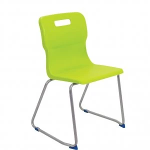 Image of TC Office Titan Skid Base Chair Size 6, Lime