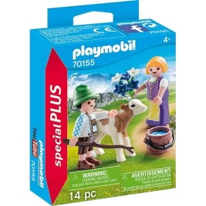 Image of Playmobil Special Plus Childrens with Calf Multi-Coloured