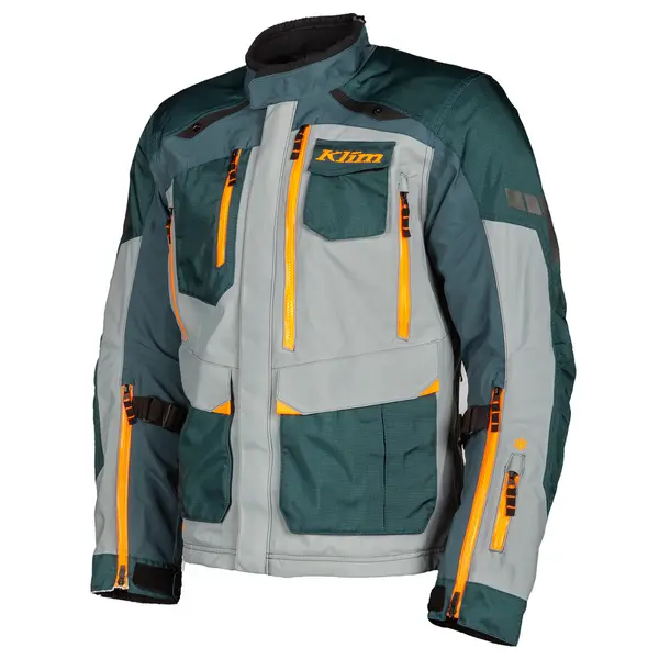 Image of KLIM Carlsbad Jacket Petrol Strike Orange S