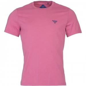 Image of Barbour Beacon Logo T-Shirt - Maroon RE85