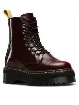 Image of Dr Martens Jadon Ankle Boots - Cherry Red, Cherry Red, Size 4, Women
