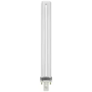 Image of Crompton Lamps CFL PLS 11W 2-Pin Single Turn Cool White Frosted S-Type