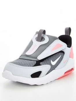 Image of Nike Infant's Nike Air Max Bolt Trainer - Grey/White/Pink, Grey, Size 9.5