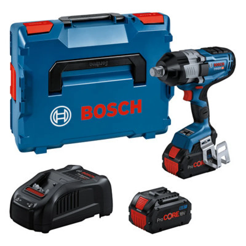 Image of Bosch Pro 18V Cordless Impact Wrench Gds 18V-1600 Hc L-Boxx 136 06019M1070