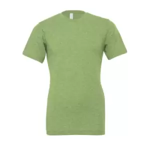 Image of Bella + Canvas Adults Unisex Heather CVC T-Shirt (S) (Heather Green)