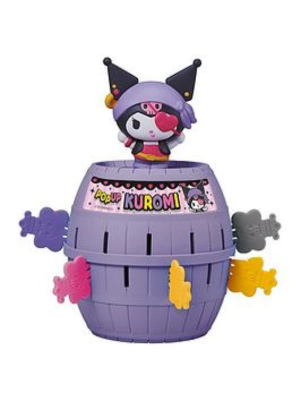Image of TOMY Pop Up Kuromi Spiel Actionspiel fur Kinder 2-4 Spieler Ab 4 Jahren Lustiges Familienspiel Pop Up Kuromi Spielzeug