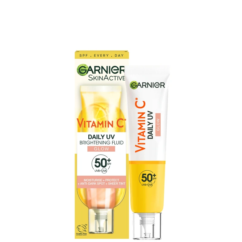 Image of Garnier Vitamin C Daily UV Brightening Fluid Glow SPF 50+ 40ml