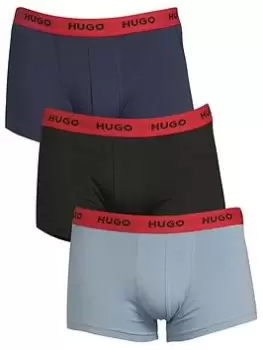 Image of HUGO Bodywear Trunks (3 Pack) - Multi , Multi Size M Men