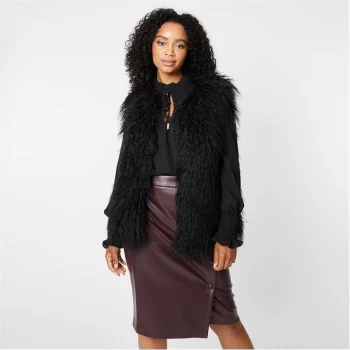 Image of Biba BIBA Faux Fur Gilet - Black