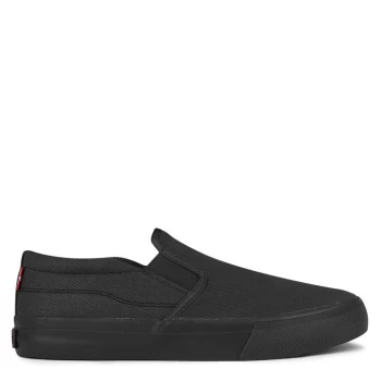 Image of Levis Deacon Slip On Trainers Mens - Black