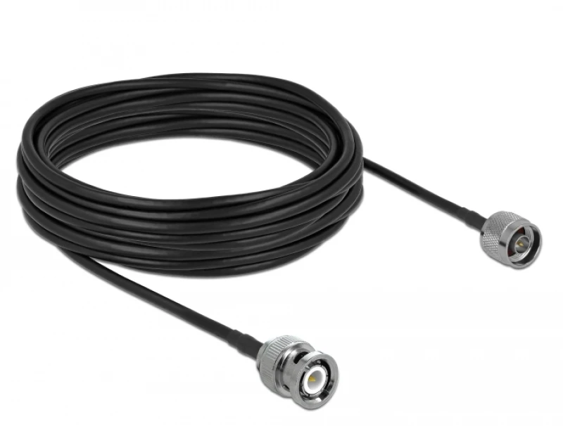 Image of DeLOCK 90425 coaxial cable 10 m LMR195 Black. Grey