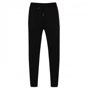 Image of Boss Tracksuit Bottoms - Black/Red 001