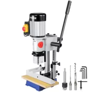 Image of VEVOR 3/4 HP Woodworking Mortise Machine, Powermatic Mortiser with Chisel Bit Sets, 6-12MM Benchtop Mortising Machine, for Making Round Holes Square H