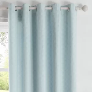 Image of Tiffany Duck Egg Eyelet Curtains Duck Egg (Blue)