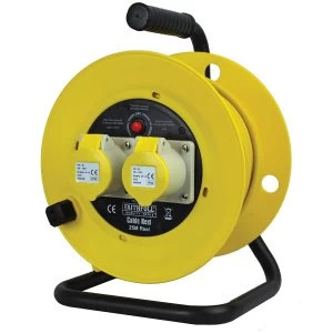 Image of Faithfull Cable Reel 110V 25M 16A (2.5Mm Cable)