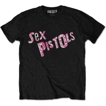 Image of Sex Pistols - The - Multi-Logo Unisex Small T-Shirt - Black