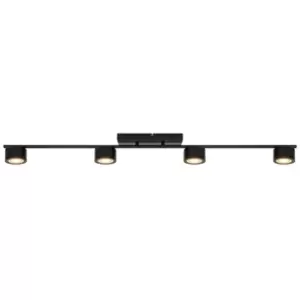 Image of Nordlux Clyde LED Ceiling Spotlight Bar Black 2700K