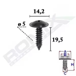 Image of ROMIX Screw HYUNDAI,KIA C70549 1249305207E