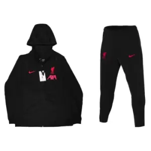 Image of 2022-2023 Liverpool Strike Woven Tracksuit (Black)