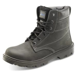 Image of Click Footwear Sherpa Dual Density 6" Boot PU Rubber Size 8 Black Ref