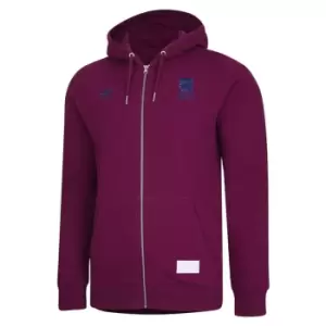 Image of Umbro England Full Zip OTH Hoodie Mens - Purple