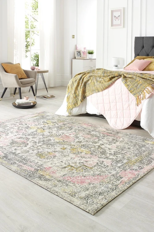 Image of Origin 'Vogue' Rug in Pink Size: 200cm x 290cm Pink Unisex 200cm x 290 cm