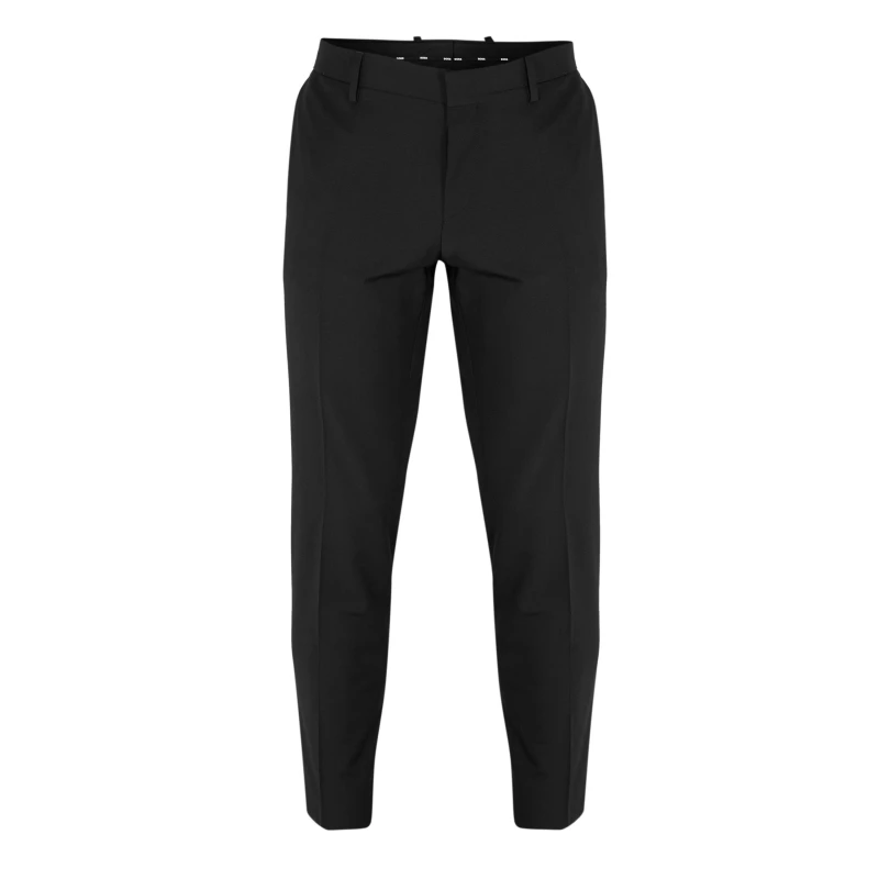 Image of Boss Boss H-Genius-Mm-C-224 10245447 01 Straight Leg Trousers Mens Black male 34W R