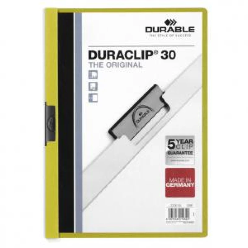 Image of Durable DURACLIP 30 A4 Folder Green