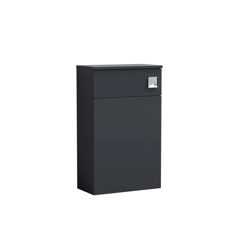 Image of Balterley Contemporary Compact WC Toilet Unit 500mm - Dark Grey Grey Unisex